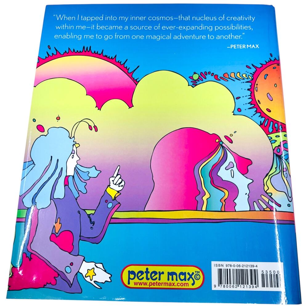 The Universe of Peter Max Signed Hardcover Book First Printing 2013 - Picture 2 of 13